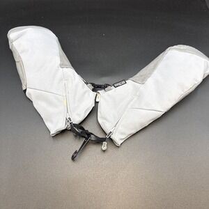 NOS Patagonia Mittens Polyester Leather Women's XS Blue Ski Snowboard Flaw